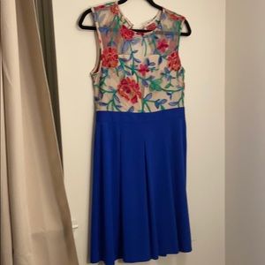 Mesh Top Floral Cocktail Dreas